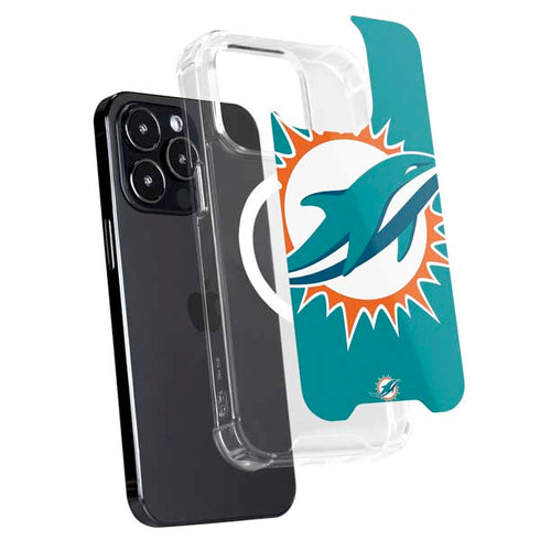 NFL Miami Dolphins Large Logo iPhone 16 Pro MagSafe Case